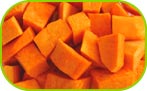 Pumpkin cubes 500g/1kg