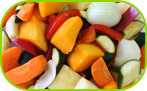 Roasting veg mix